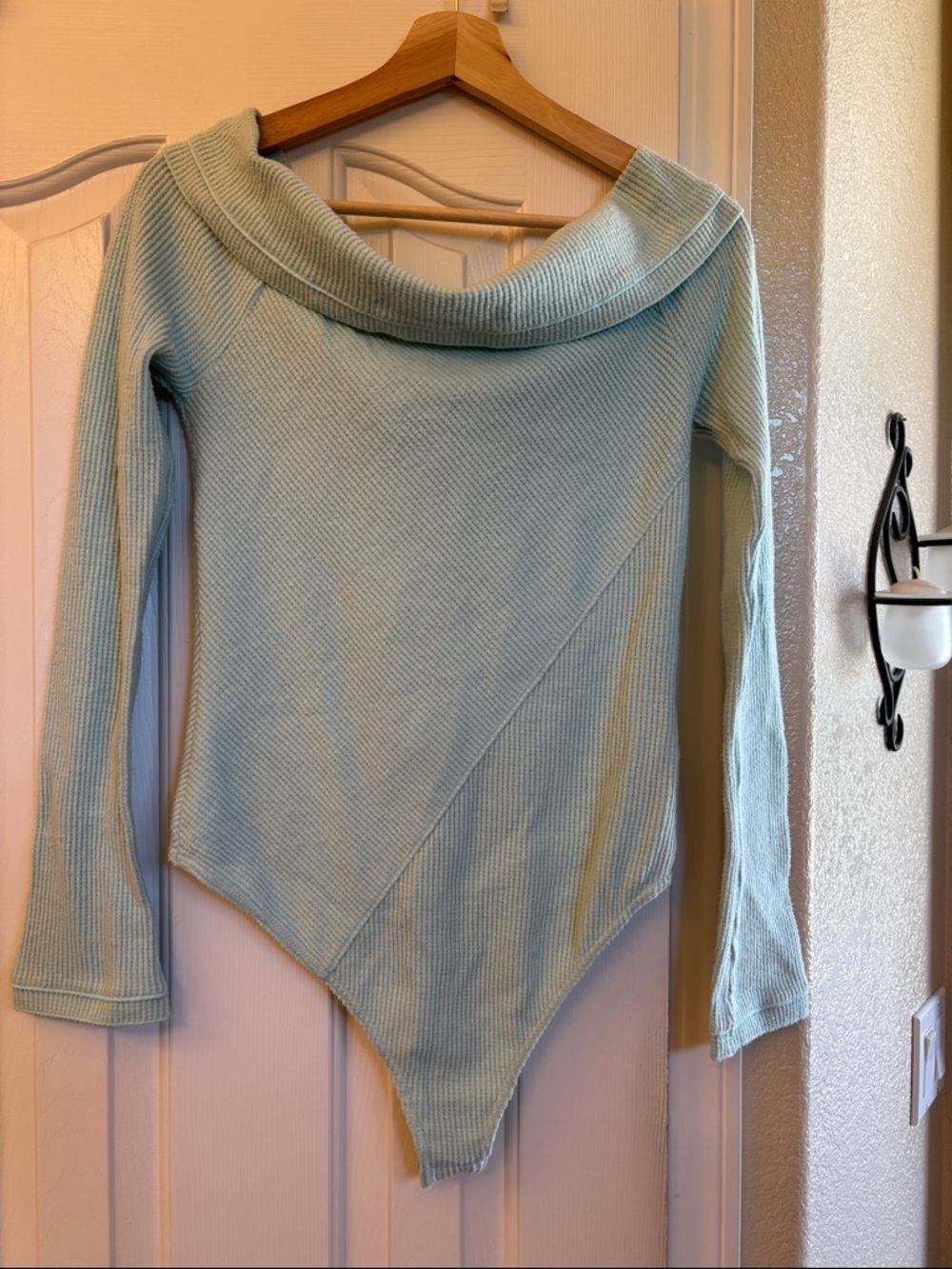 Free People Off The Shoulder Fold Down Bodysuit